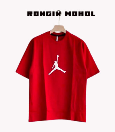 JORDAN JUMPMAN প্রিমিয়াম কোয়ালিটির ড্রপ সোল্ডার টি-শার্ট